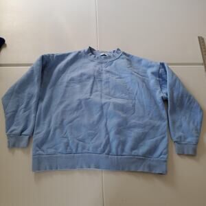 YLLW Roses Are Red Sweatshirt Medium Daisy Graphic Made USA